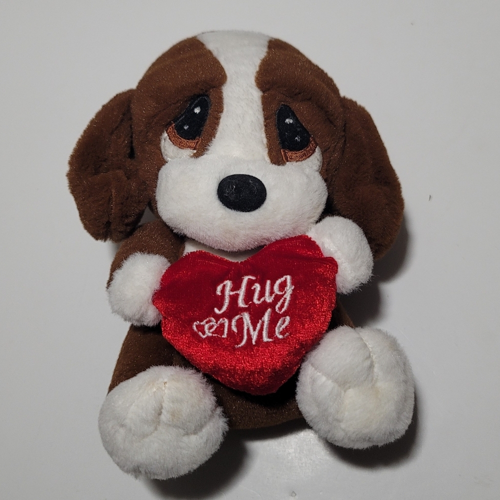 Dandee Sad Sam & Honey Basset Hound Hug Me plush puppy